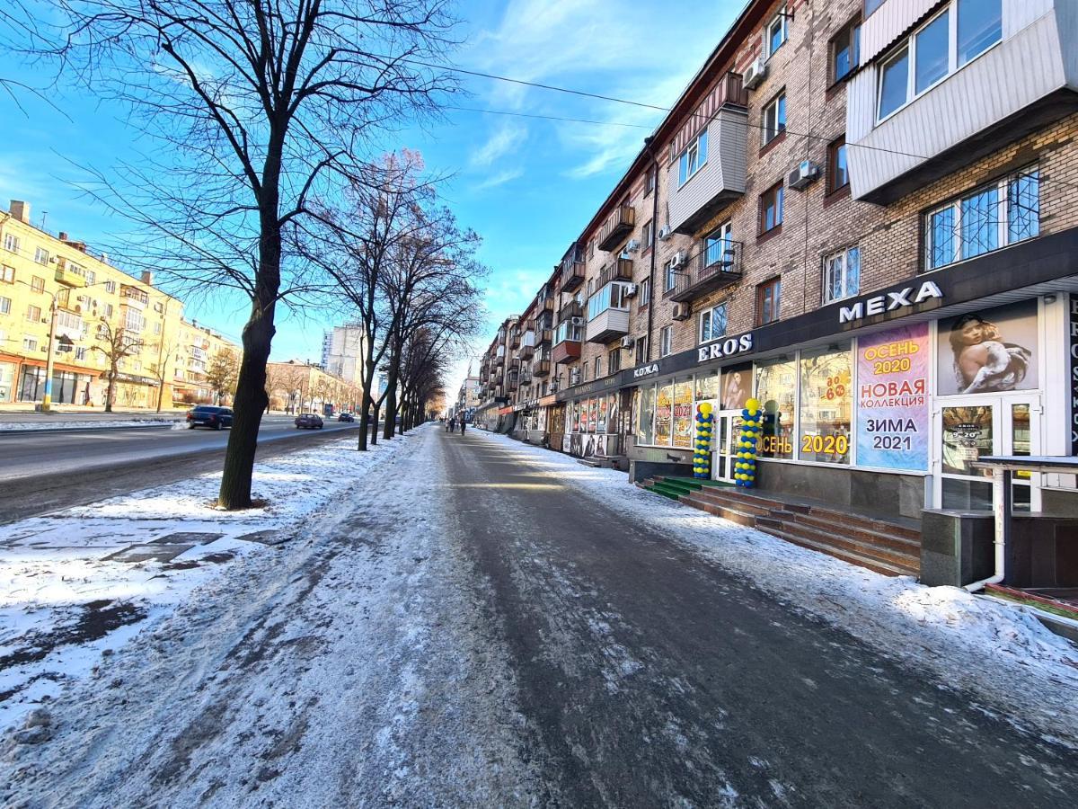 1-Room View Apartment Near Inturist On Sobornyi Avenue 143, By Grandhome Zaporizhia 외부 사진